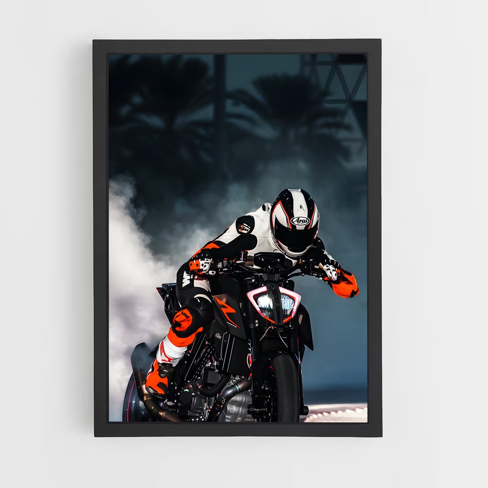 Poster impressionnant super duke r – affiche KTM Moto (vue 2)